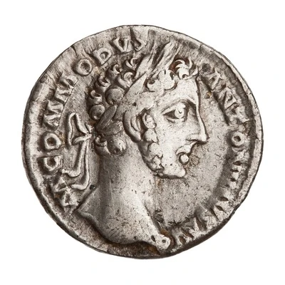 Denarius - Commodus TR P V IMP IIII COS II P P front