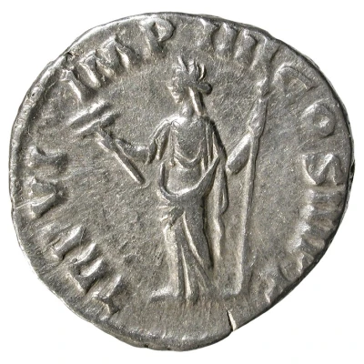 Denarius - Commodus TR P VI IMP IIII COS III P P; Felicitas back