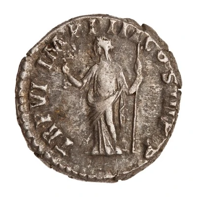 Denarius - Commodus TR P VI IMP IIII COS III P P; Felicitas back
