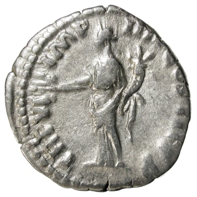 Denarius - Commodus TR P VII IMP IIII COS III P P; Felicitas back