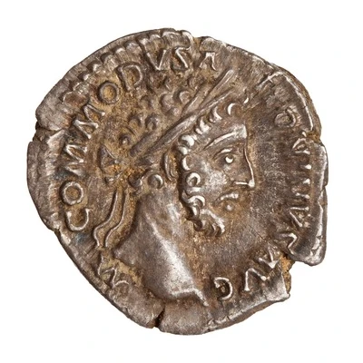Denarius - Commodus TR P VII IMP IIII COS III P P; Mars front