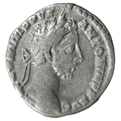 Denarius - Commodus TR P VII IMP IIII COS III P P; Pax front