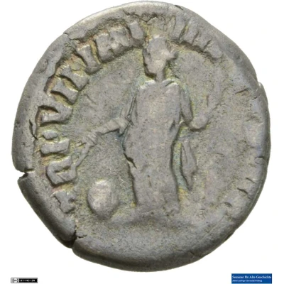 Denarius - Commodus TR P VII IMP IIII COS III P P; Providentia back