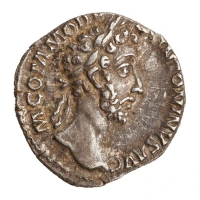 Denarius - Commodus TR P VII IMP IIII COS III P P; Salus front