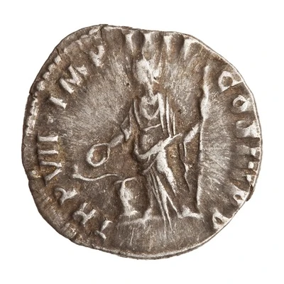 Denarius - Commodus TR P VII IMP IIII COS III P P; Salus back