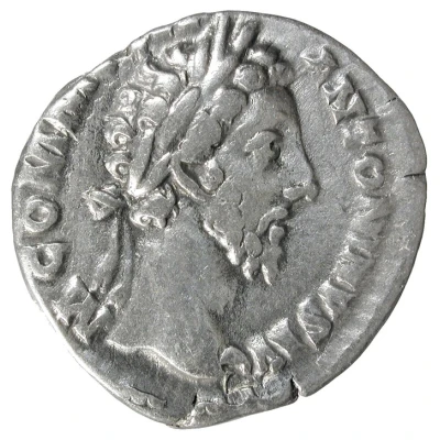 Denarius - Commodus TR P VII IMP V COS III P P; Mars front