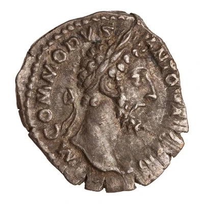 Denarius - Commodus TR P VIII IMP V COS IIII P P; Mars front