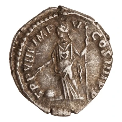 Denarius - Commodus TR P VIII IMP V COS IIII P P; Providentia back