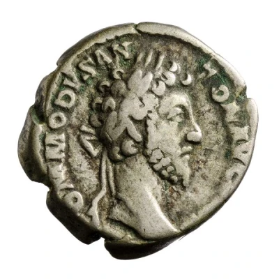 Denarius - Commodus TR P VIII IMP VI COS IIII P P; Pax front