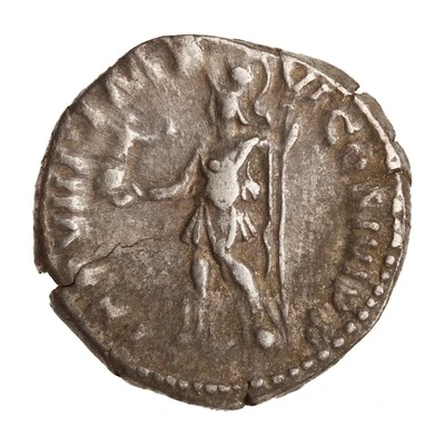 Denarius - Commodus TR P VIII IMP VI COS IIII P P; Roma and Victory back