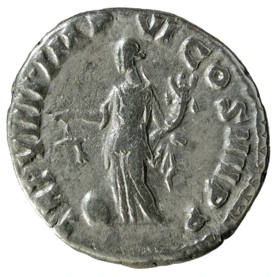 Denarius - Commodus TR P VIIII IMP VI COS IIII P P; Aequitas back