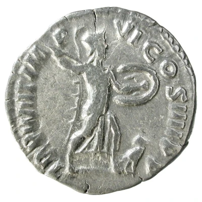 Denarius - Commodus TR P VIIII IMP VI COS IIII P P; Minerva back