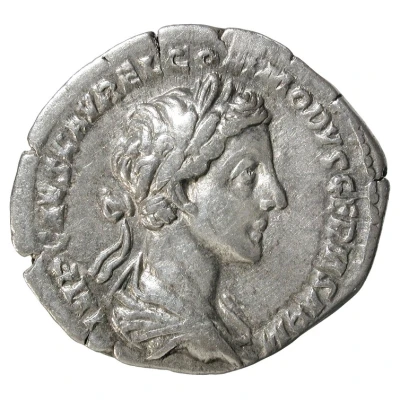 Denarius - Commodus TR POT COS; Salus front