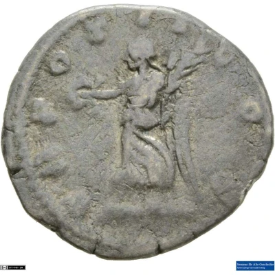 Denarius - Commodus TR POT II COS; Victory back