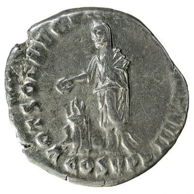 Denarius - Commodus VOT SOL DEC P M TR P XI IMP VIII COS V P P back
