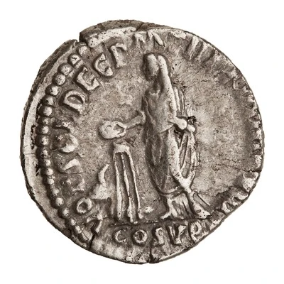 Denarius - Commodus VOT SOL DEC P M TR P XII IMP VIII COS V P P back