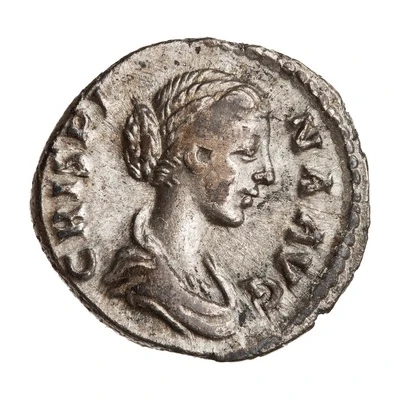 Denarius - Crispina DIS GENITALIBVS front