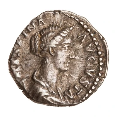Denarius - Crispina IVNO; Juno front