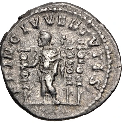 Denarius - Diadumenian PRINC IVVENTVTIS back