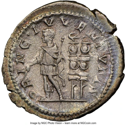 Denarius - Diadumenian PRINC IVVENTVTIS back