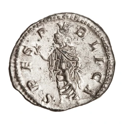 Denarius - Diadumenian SPES PVBLICA; Spes back