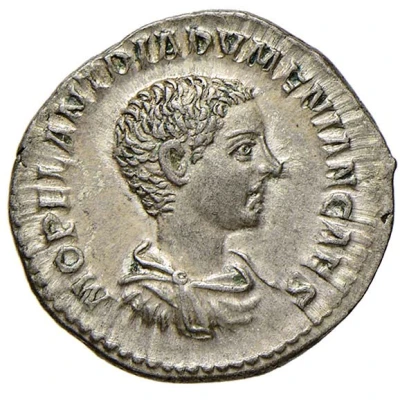 Denarius - Diadumenian SPES PVBLICA; Spes front