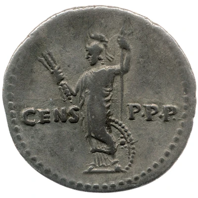 Denarius - Domitian CENS P P P; Minerva back