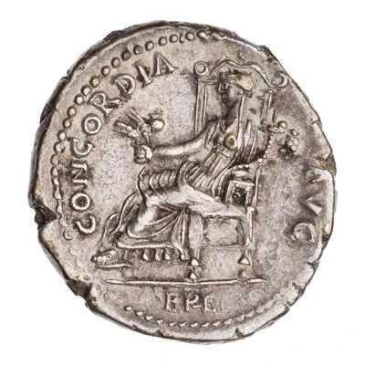 Denarius - Domitian CONCORDIA AVG; Ceres back