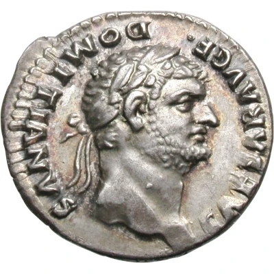 Denarius - Domitian COS IIII; Pegasus front