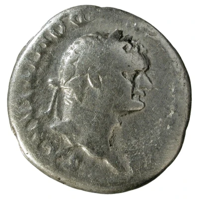 Denarius - Domitian COS V; Romulus and Remus front
