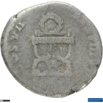Denarius - Domitian COS VII DES VIII P P back