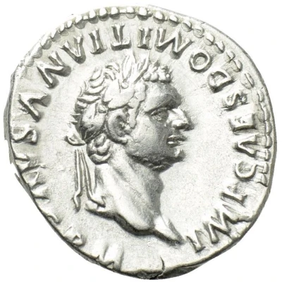 Denarius - Domitian COS VII DES VIII P P front