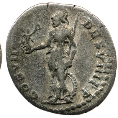 Denarius - Domitian COS VII DES VIII P P back