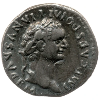 Denarius - Domitian COS VII DES VIII P P front