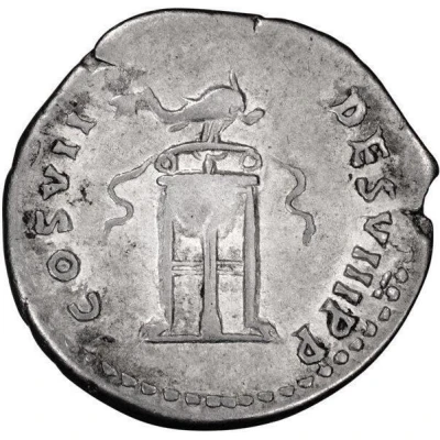 Denarius - Domitian COS VII DES VIII P P back