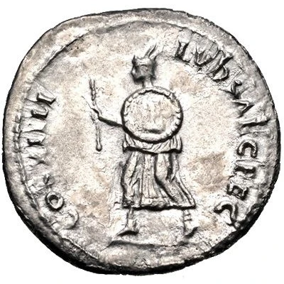 Denarius - Domitian COS XIIII LVD SAEC FEC back