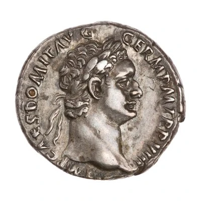 Denarius - Domitian COS XIIII front