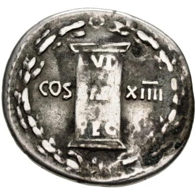 Denarius - Domitian COS XIIII back