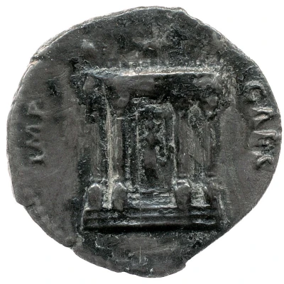 Denarius - Domitian IMP CAES; Cybele back