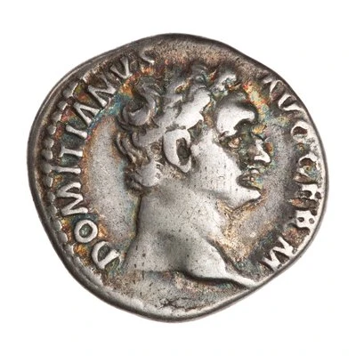 Denarius - Domitian IMP CAES; Minerva front