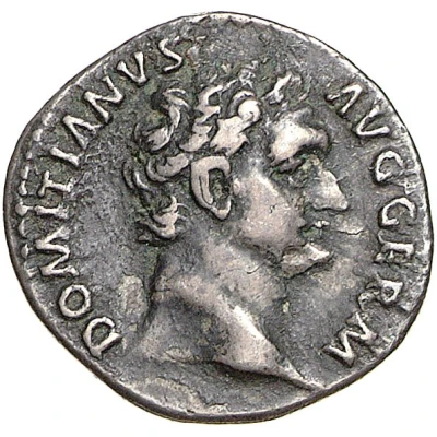 Denarius - Domitian IMP CAES; Serapis and Cerberus front