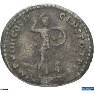 Denarius - Domitian IMP VIIII COS XI CENS POT P P; Minerva back