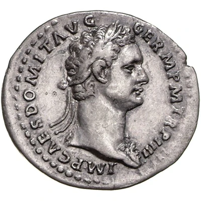 Denarius - Domitian IMP VIIII COS XI CENS POT P P; Minerva front