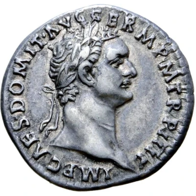 Denarius - Domitian IMP VIIII COS XI CENS POT P P; Minerva front