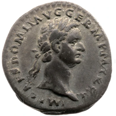 Denarius - Domitian IMP VIIII COS XI CENS POT P P; Minerva front