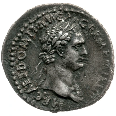 Denarius - Domitian IMP VIIII COS XI CENS POTES P P; Germania front