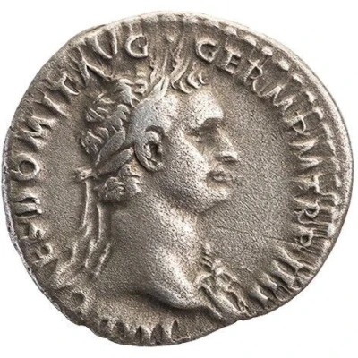 Denarius - Domitian IMP VIIII COS XI CENS POTES P P; Minerva front