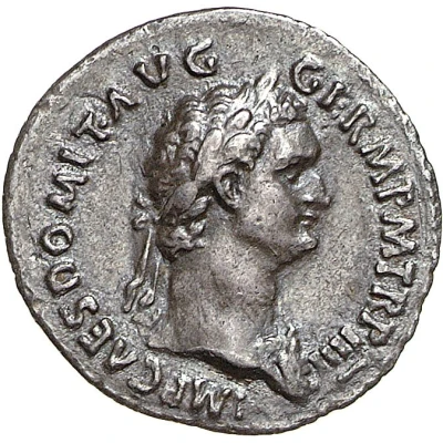 Denarius - Domitian IMP VIIII COS XI CENSORIA POTESTAT P P; Germania front
