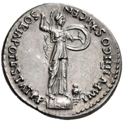 Denarius - Domitian IMP VIIII COS XI CENSORIA POTESTAT P P; Minerva back