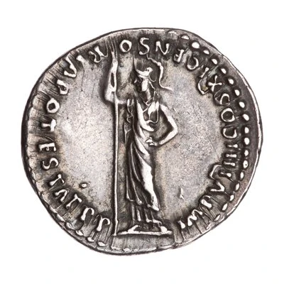 Denarius - Domitian IMP VIIII COS XI CENSORIA POTESTAT P P; Minerva back